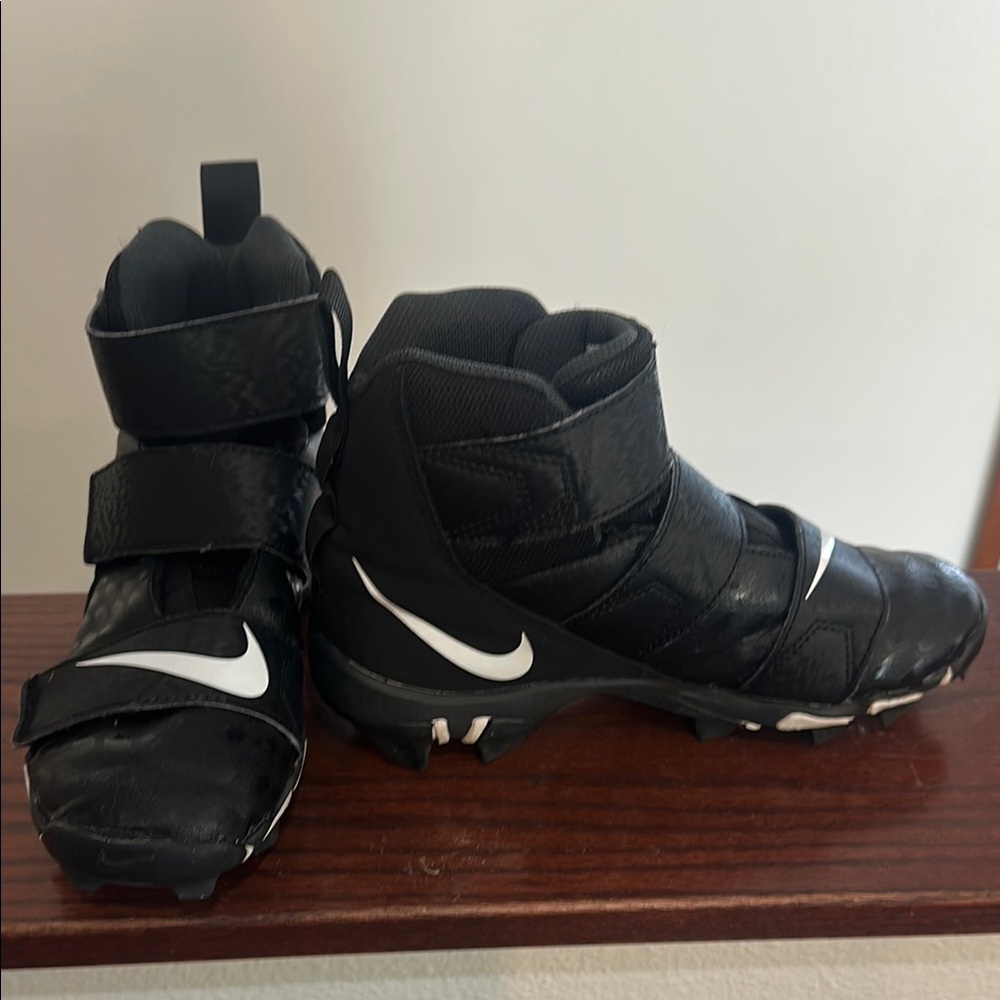 Nike Kids Black & White Cleats